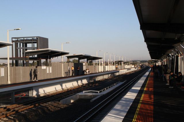 Token number of passenger shelters on platform 2