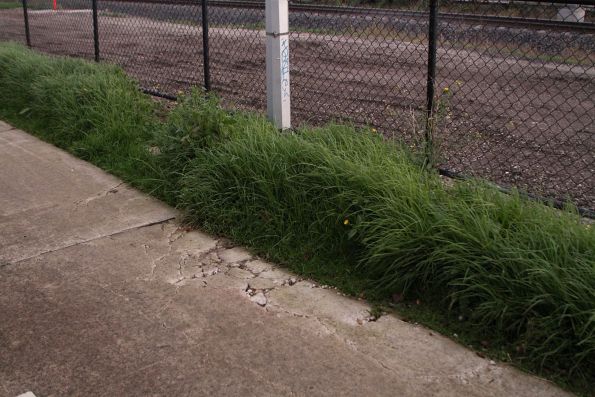 Surface of the Sunshine-Tottenham shared path torn up following Melbourne Airport Rail works