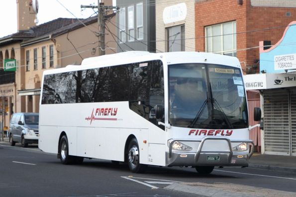 Firefly Charter coach #5 BS06TJ on a Sunbury rail replacement service at Sunshine station