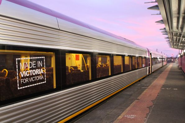 'Made in Victoria for Victoria' decals on VLocity VL38 