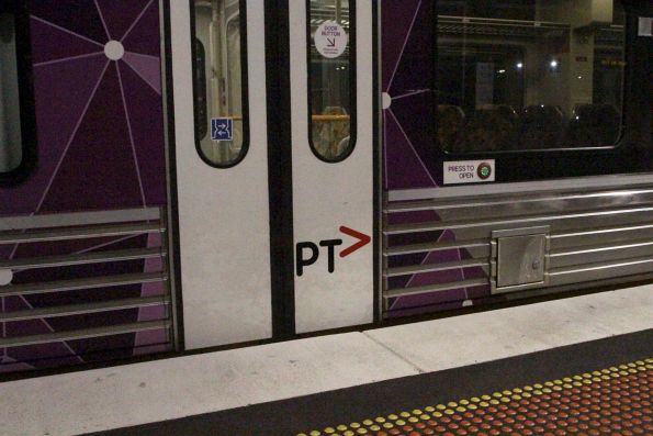 Even less clearance between the unmodified plug doors at the other end of Sprinter 7021 and the raised platform at Deer Park