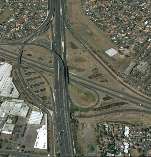 Tullamarine Freeway / Western Ring Road interchange - 2015