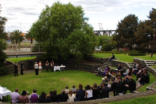 Wedding by the Maribyrnong River