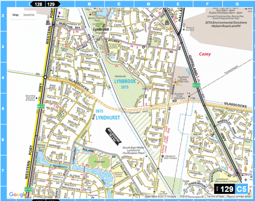 Cranbourne line level crossings - Lynbrook area