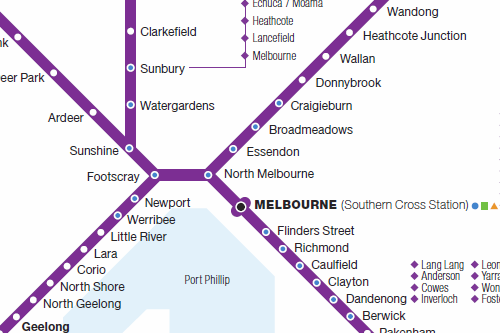 Confusing V/Line network map - original version